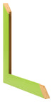 Cadre Photo 45x80cm Vert MDF Pisa Detail Intersection | Yourdecoration.fr