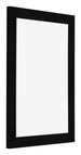 Cadre Photo 46x61cm Noir Argent Poli MDF Pisa De Face Oblique | Yourdecoration.fr