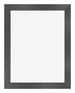 Cadre Photo 46x61cm Noir Argent Poli MDF Pisa De Face | Yourdecoration.fr