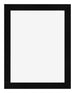 Cadre Photo 46x61cm Noir Argent Poli MDF Pisa De Face | Yourdecoration.fr