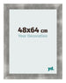 Cadre Photo 48x64cm Metal Vintage MDF Pisa De Face Mesure | Yourdecoration.fr