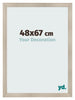 Cadre Photo 48x67cm Chene Rustique MDF Pisa De Face Mesure | Yourdecoration.fr