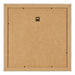 Cadre Photo 50x50cm Aluminium Brosse MDF Pisa Arriere | Yourdecoration.fr