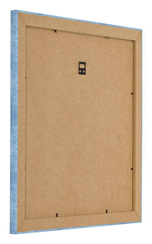 Cadre Photo 50x50cm Bleu Brillant Patine MDF Pisa Arriere Oblique | Yourdecoration.fr