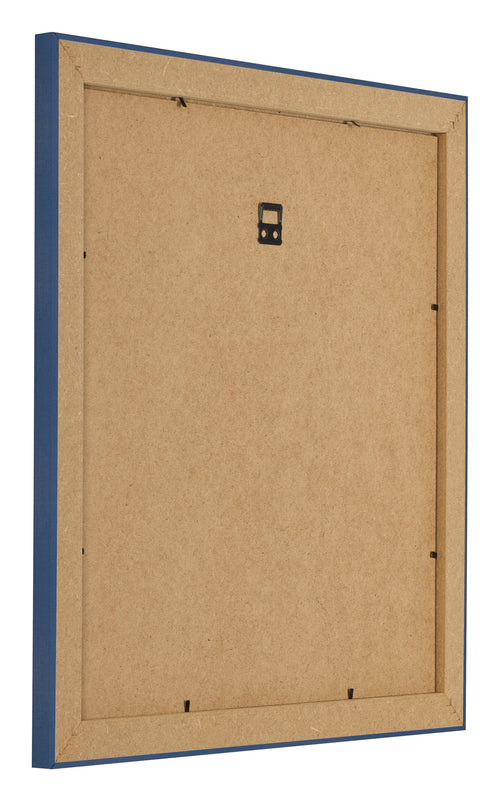 Cadre Photo 50x50cm Bleu Fonce Patine MDF Pisa Arriere Oblique | Yourdecoration.fr