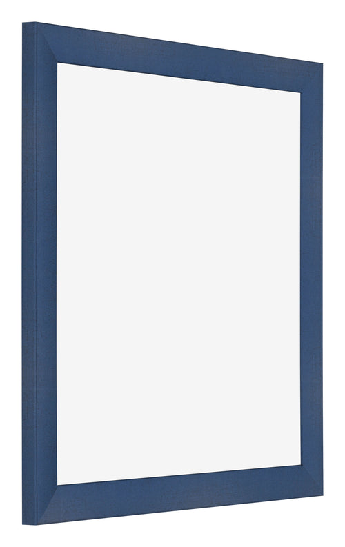 Cadre Photo 50x50cm Bleu Fonce Patine MDF Pisa De Face Oblique | Yourdecoration.fr