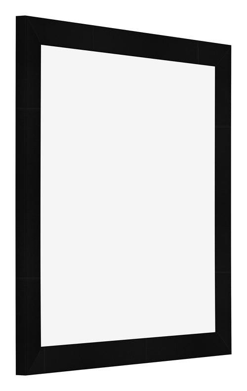 Cadre Photo 50x50cm Noir Argent Poli MDF Pisa De Face Oblique | Yourdecoration.fr
