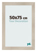 Cadre Photo 50x75cm Chene Rustique MDF Pisa De Face Mesure | Yourdecoration.fr