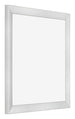 Cadre Photo 55x55cm Argent Noir Patine MDF Pisa De Face Oblique | Yourdecoration.fr