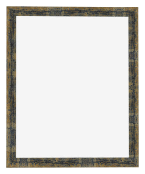 Cadre Photo 55x65cm Bleu Or Melange MDF Pisa De Face | Yourdecoration.fr