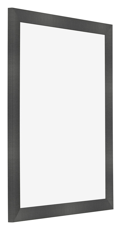 Cadre Photo 55x65cm Noir Argent Poli MDF Pisa De Face Oblique | Yourdecoration.fr