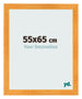Cadre Photo 55x65cm Orange MDF Pisa De Face Mesure | Yourdecoration.fr
