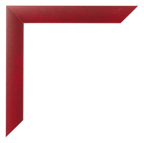 Cadre Photo 55x65cm Vin Rouge Patine MDF Pisa Detail Coin | Yourdecoration.fr