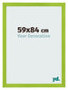 Cadre Photo 59x84cm Vert MDF Pisa De Face Mesure | Yourdecoration.fr