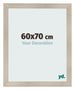 Cadre Photo 60x70cm Chene Rustique MDF Pisa De Face Mesure | Yourdecoration.fr