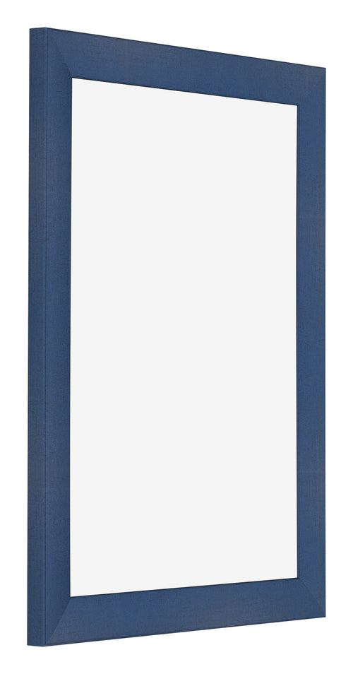 Cadre Photo 60x80cm Bleu Fonce Patine MDF Pisa De Face Oblique | Yourdecoration.fr