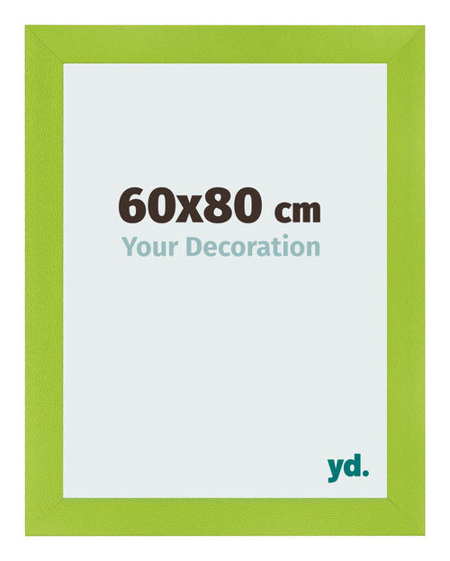 Cadre Photo 60x80cm Vert MDF Pisa De Face Mesure | Yourdecoration.fr