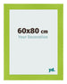 Cadre Photo 60x80cm Vert MDF Pisa De Face Mesure | Yourdecoration.fr