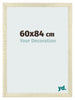 Cadre Photo 60x84cm Chene Sonoma MDF Pisa De Face Mesure | Yourdecoration.fr