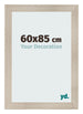 Cadre Photo 60x85cm Chene Rustique MDF Pisa De Face Mesure | Yourdecoration.fr