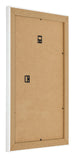 Cadre Photo 60x90cm Blanc Vintage MDF Pisa Arriere Oblique | Yourdecoration.fr