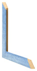 Cadre Photo 60x90cm Bleu Brillant Patine MDF Pisa Detail Intersection | Yourdecoration.fr
