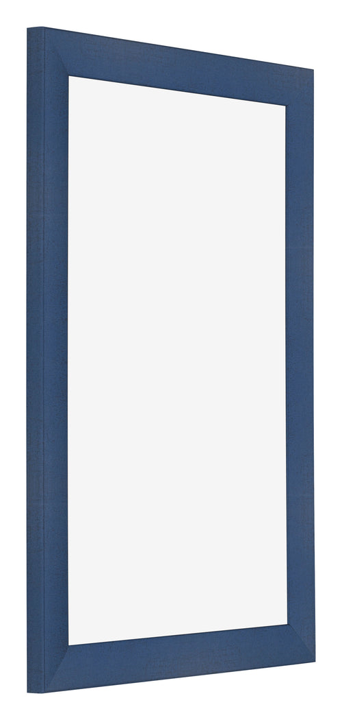 Cadre Photo 60x90cm Bleu Fonce Patine MDF Pisa De Face Oblique | Yourdecoration.fr