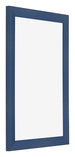 Cadre Photo 60x90cm Bleu Fonce Patine MDF Pisa De Face Oblique | Yourdecoration.fr