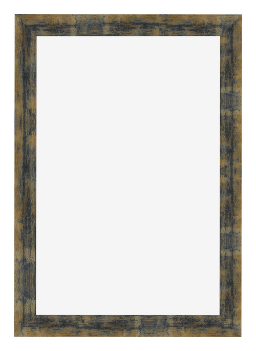 Cadre Photo 60x90cm Bleu Or Melange MDF Pisa De Face | Yourdecoration.fr
