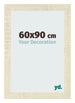 Cadre Photo 60x90cm Chene Sonoma MDF Pisa De Face Mesure | Yourdecoration.fr