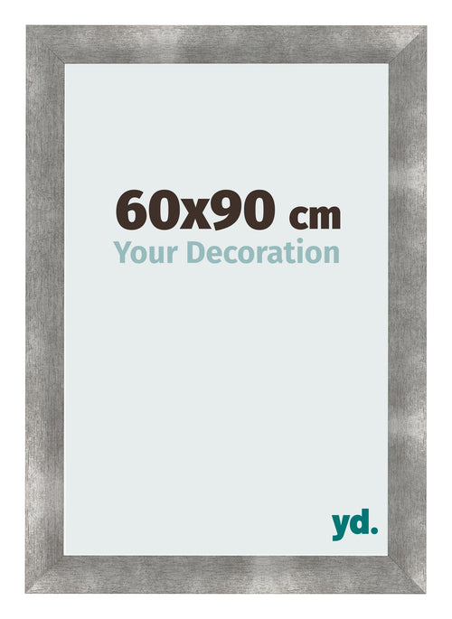 Cadre Photo 60x90cm Metal Vintage MDF Pisa De Face Mesure | Yourdecoration.fr