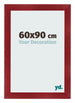 Cadre Photo 60x90cm Vin Rouge Patine MDF Pisa De Face Mesure | Yourdecoration.fr
