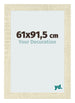 Cadre Photo 61x91 5cm Chene Sonoma MDF Pisa De Face Mesure | Yourdecoration.fr