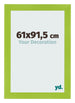 Cadre Photo 61x91 5cm Vert MDF Pisa De Face Mesure | Yourdecoration.fr