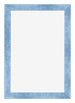 Cadre Photo 62x93cm Bleu Brillant Patine MDF Pisa De Face | Yourdecoration.fr