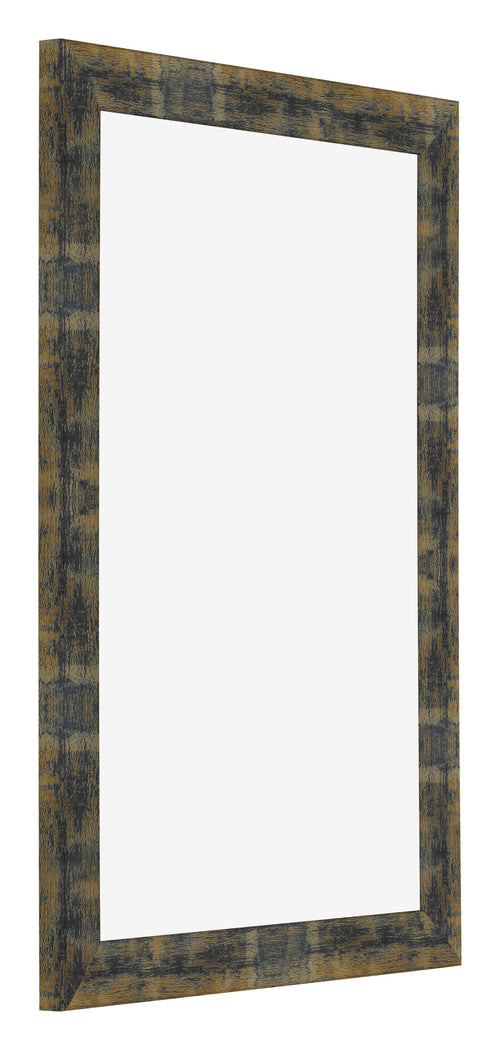 Cadre Photo 62x93cm Bleu Or Melange MDF Pisa De Face Oblique | Yourdecoration.fr