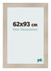Cadre Photo 62x93cm Chene Rustique MDF Pisa De Face Mesure | Yourdecoration.fr