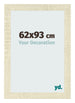Cadre Photo 62x93cm Chene Sonoma MDF Pisa De Face Mesure | Yourdecoration.fr