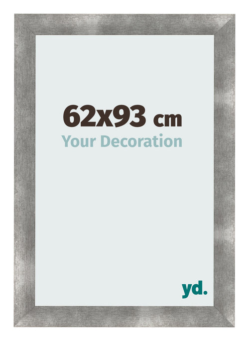 Cadre Photo 62x93cm Metal Vintage MDF Pisa De Face Mesure | Yourdecoration.fr
