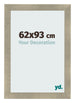 Cadre Photo 62x93cm Or Vintage MDF Pisa De Face Mesure | Yourdecoration.fr