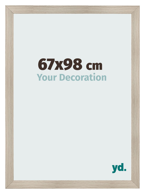 Cadre Photo 67x98cm Chene Rustique MDF Pisa De Face Mesure | Yourdecoration.fr