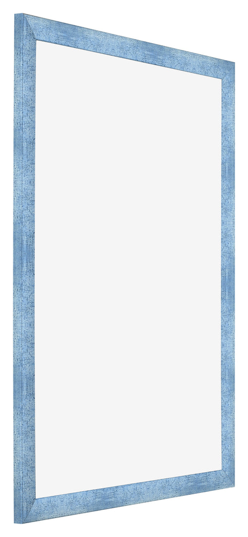 Cadre Photo 68x98cm Bleu Brillant Patine MDF Pisa De Face Oblique | Yourdecoration.fr