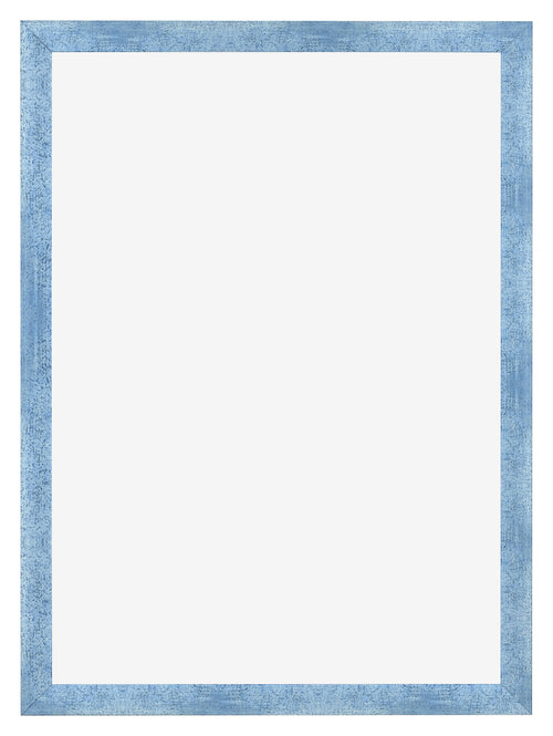 Cadre Photo 68x98cm Bleu Brillant Patine MDF Pisa De Face | Yourdecoration.fr