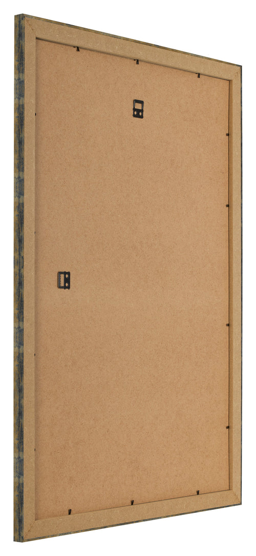 Cadre Photo 68x98cm Bleu Or Melange MDF Pisa Arriere Oblique | Yourdecoration.fr