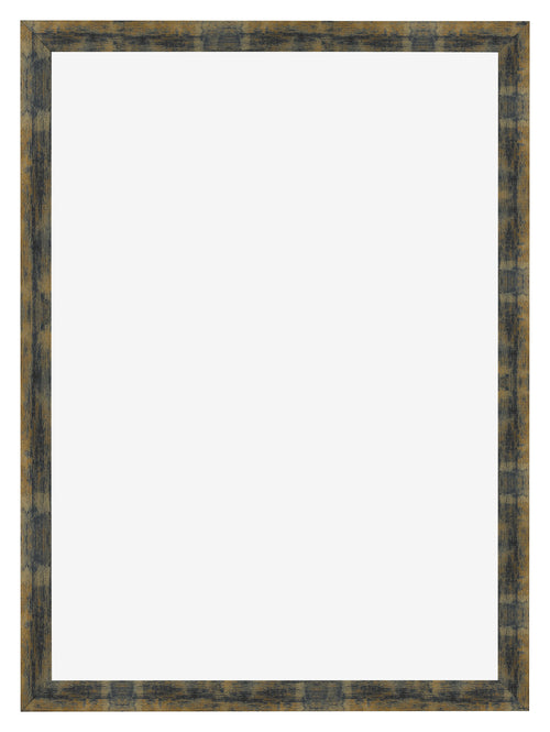 Cadre Photo 68x98cm Bleu Or Melange MDF Pisa De Face | Yourdecoration.fr