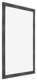 Cadre Photo 68x98cm Noir Argent Poli MDF Pisa De Face Oblique | Yourdecoration.fr