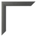 Cadre Photo 68x98cm Noir Argent Poli MDF Pisa Detail Coin | Yourdecoration.fr