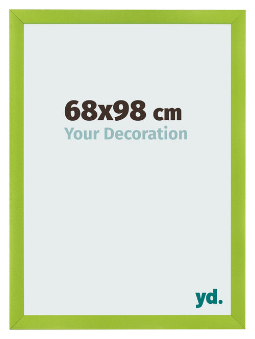 Cadre Photo 68x98cm Vert MDF Pisa De Face Mesure | Yourdecoration.fr