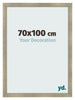 Cadre Photo 70x100cm Or Vintage MDF Pisa De Face Mesure | Yourdecoration.fr
