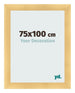 Cadre Photo 75x100cm Or Vintage MDF Pisa De Face Mesure | Yourdecoration.fr